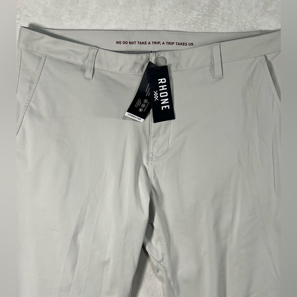 NWT Rhône Commuter Pants FlexKnit Size 35W 33L Stretch Cotton Chino Pant Rhone - Picture 4 of 12
